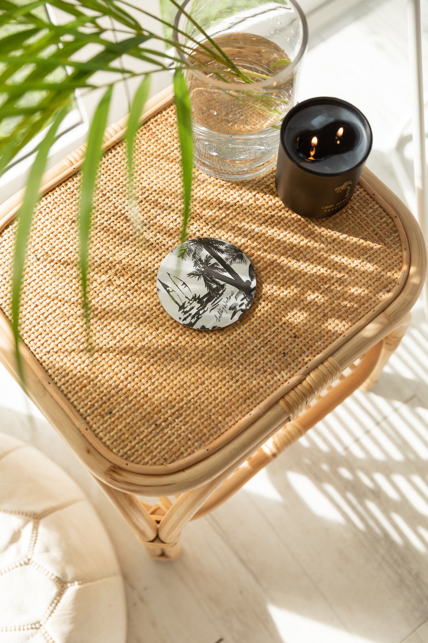 Calypso Capri Ink Round Coasters