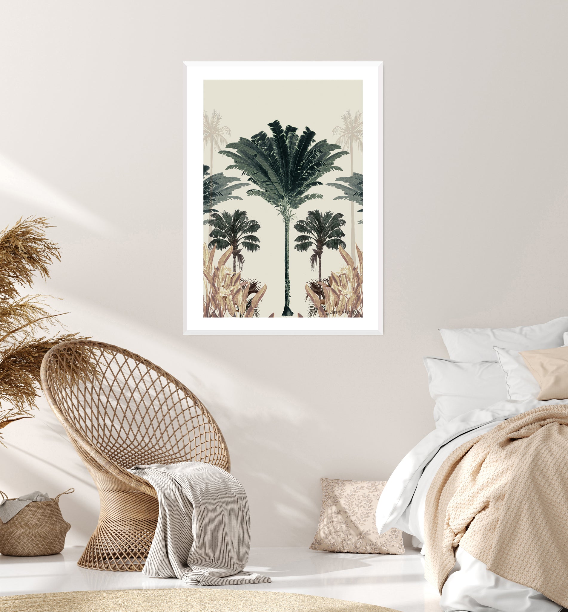 Coco Cabana in Jungle Desert Art Print