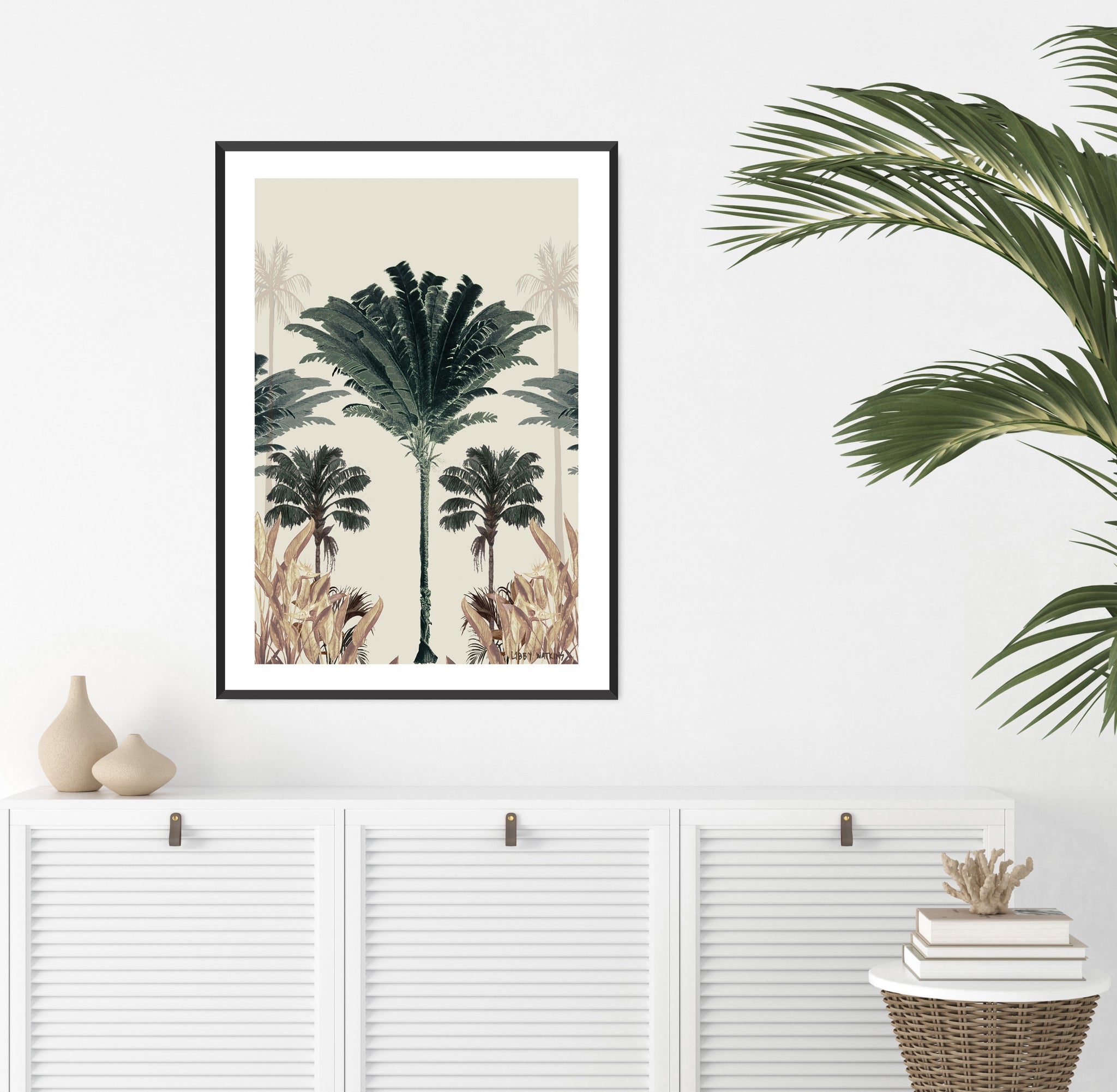 Coco Cabana in Jungle Desert Art Print