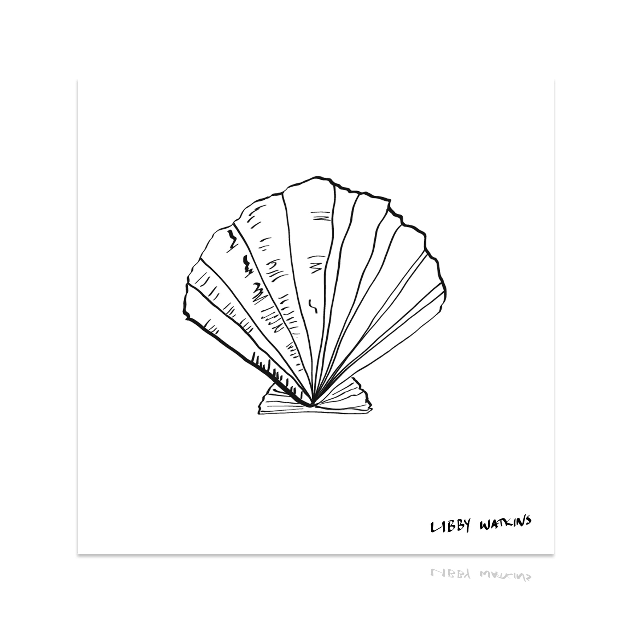 Clam Sea Shell Canvas Print