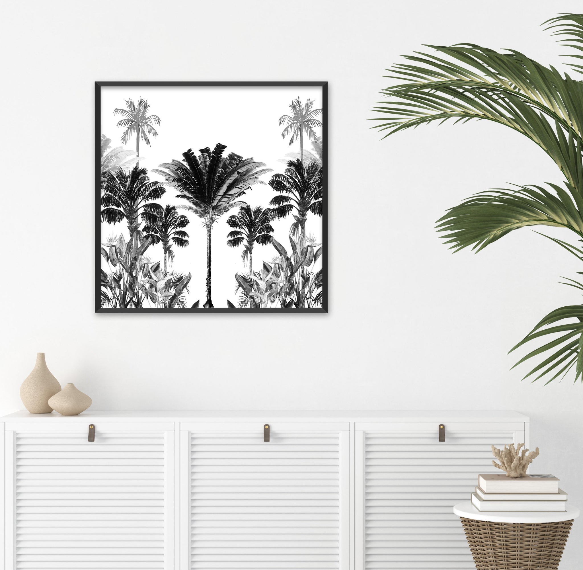 Coco Cabana in Ink Canvas Print