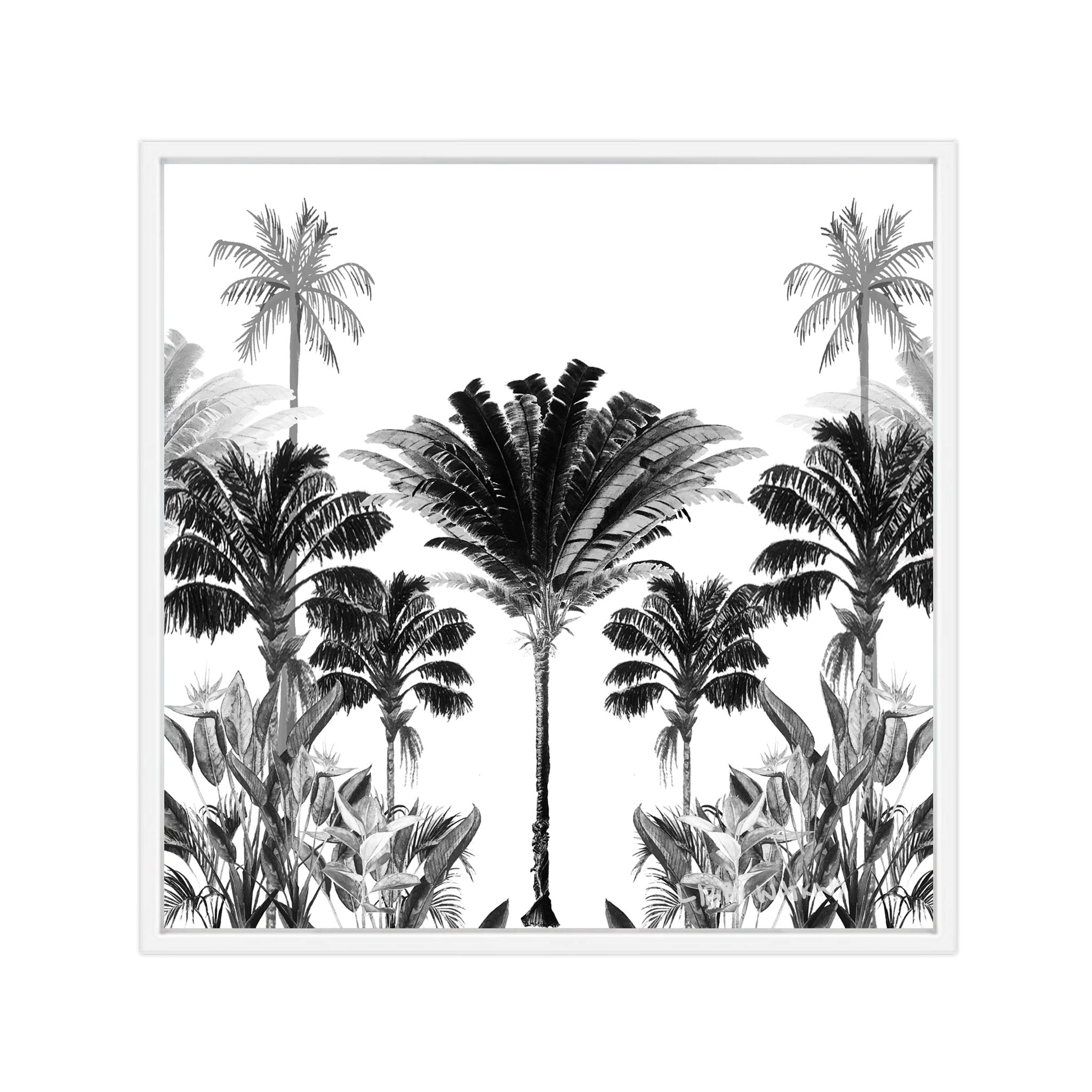 Coco Cabana in Ink Canvas Print