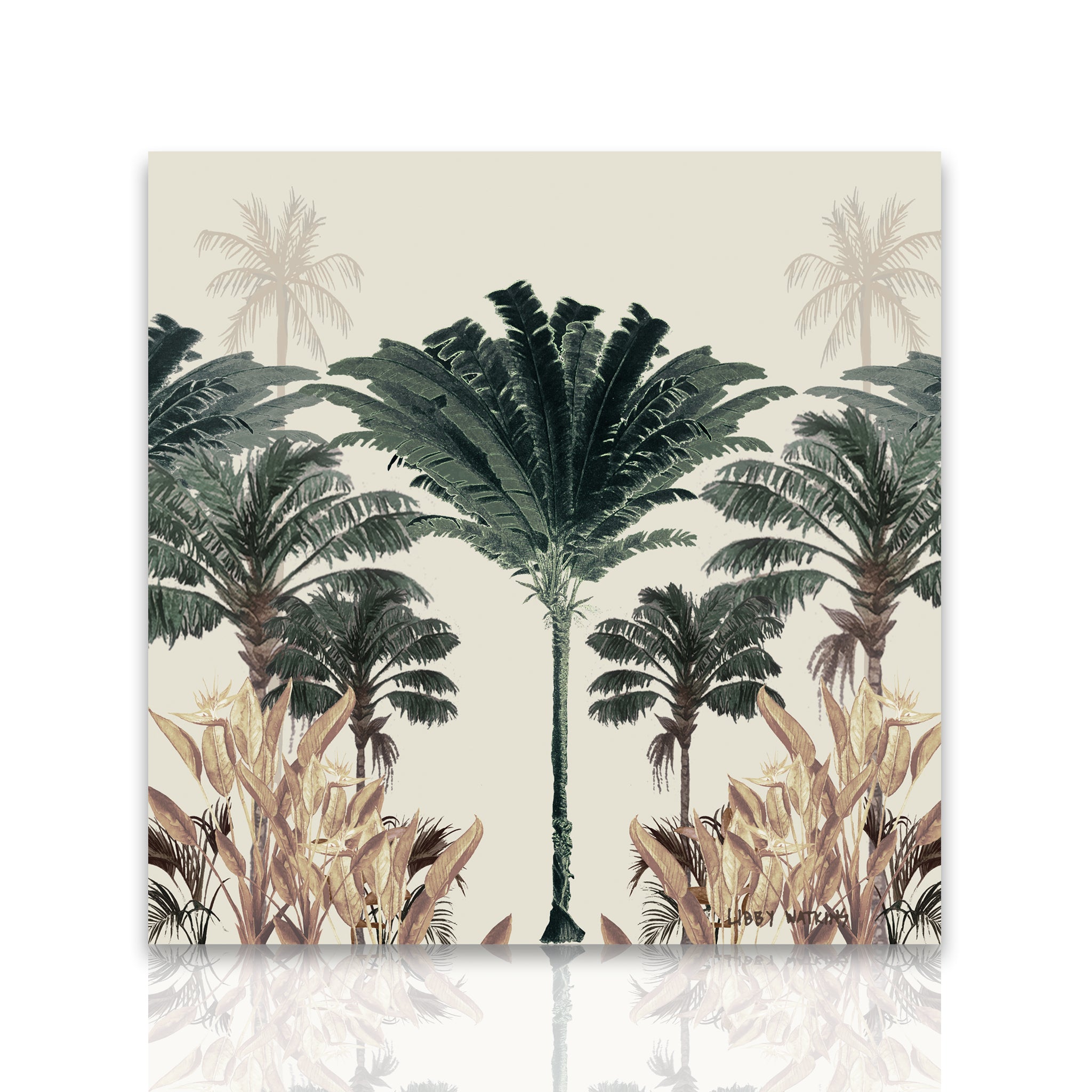 Coco Cabana in Jungle Desert Canvas Print