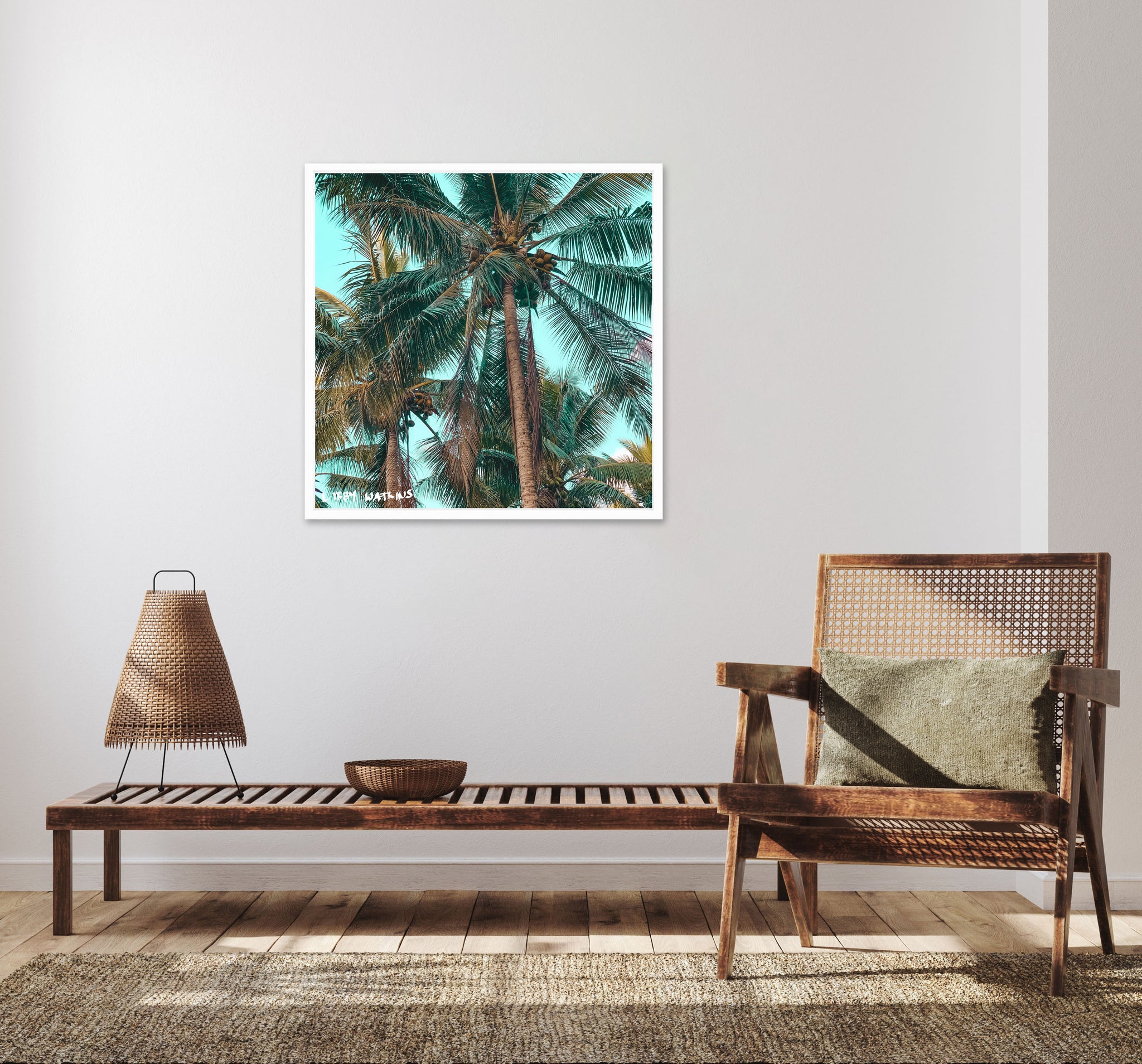 Coconut Palms Canvas Print