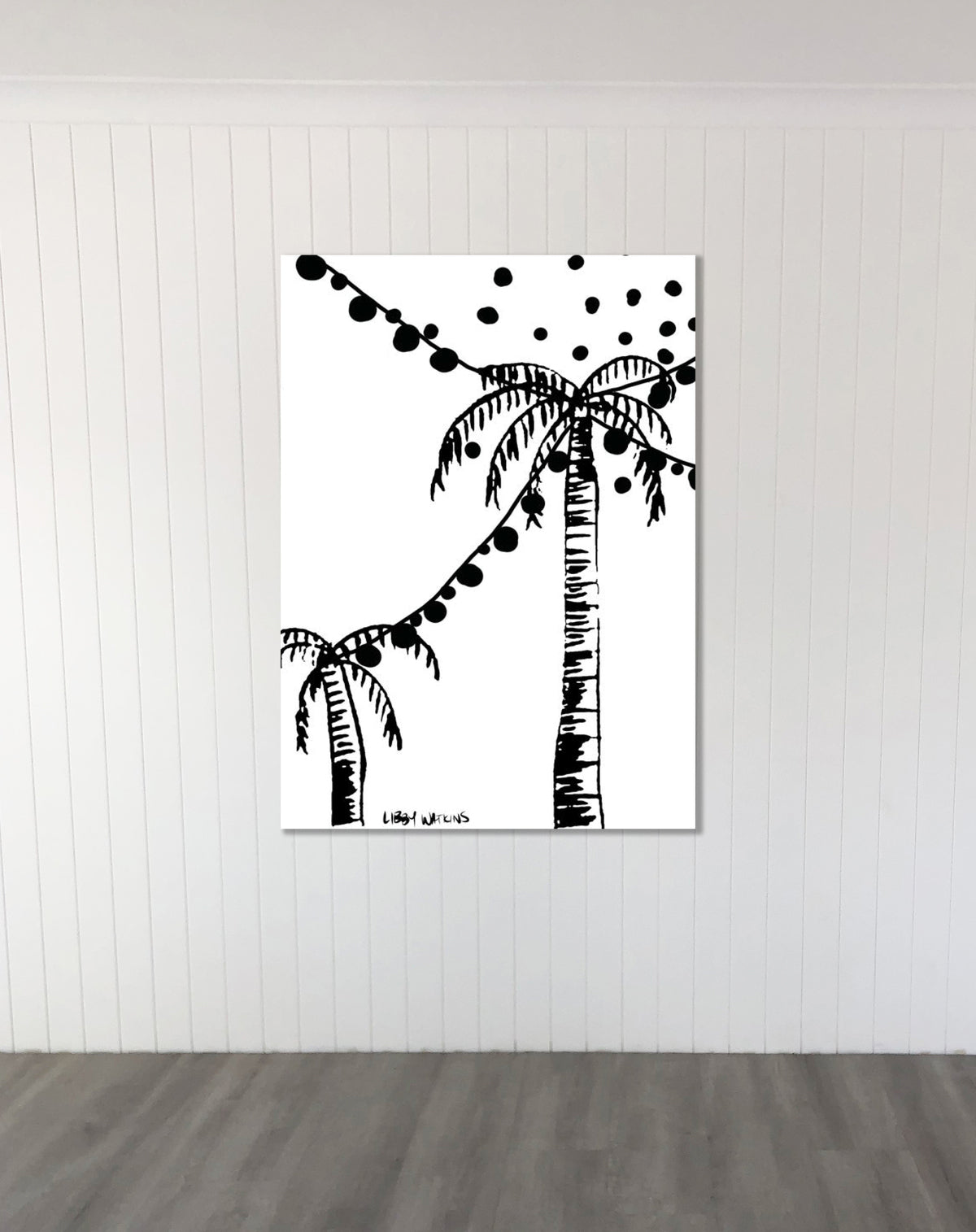 Paradiso Palm Festive Poster