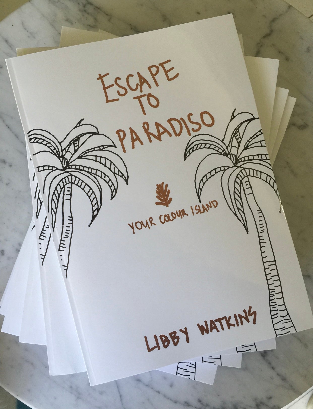 Escape to Paradiso Printable Colouring Book