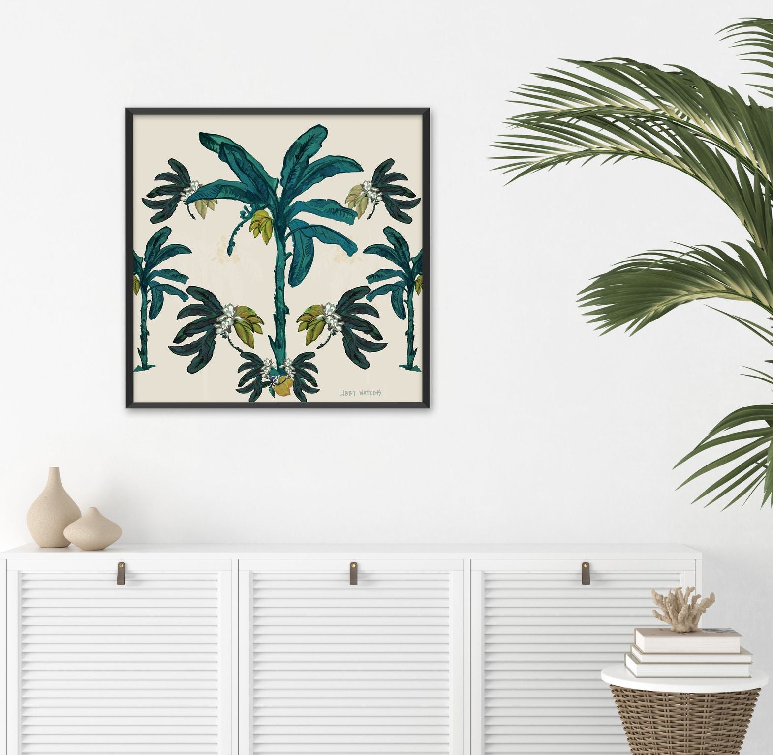 Banana Bungalow Washed Out Canvas Print – Libby Watkins