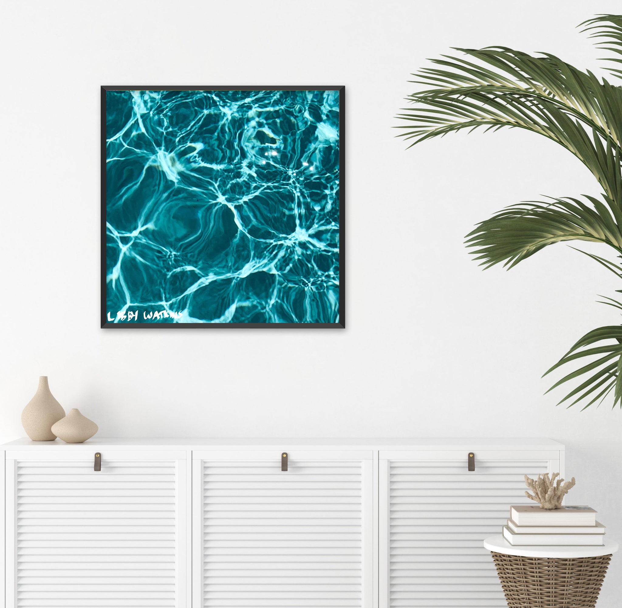 Poolside Reflections Canvas Print