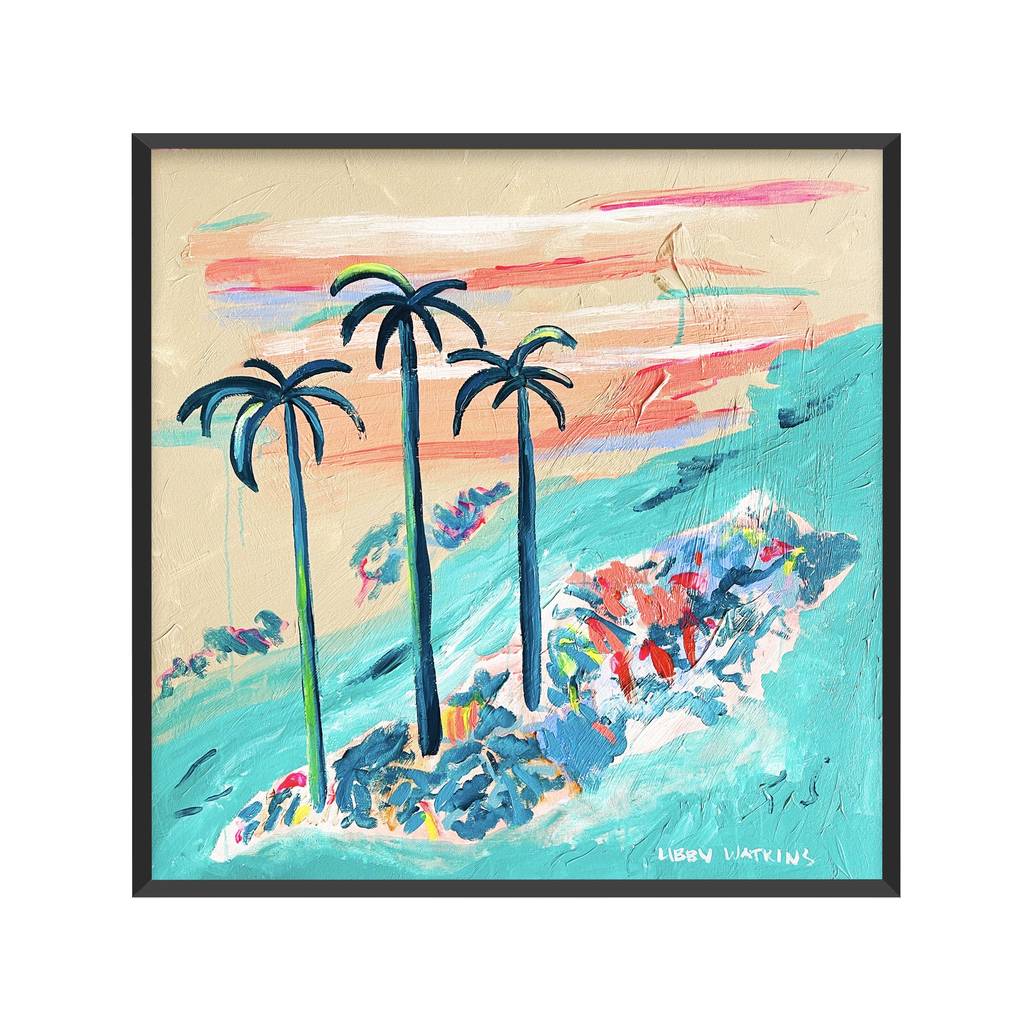 Reef Palms Canvas Print