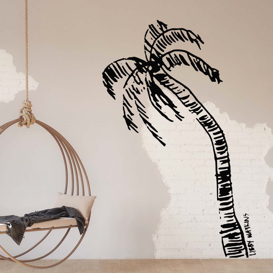 Signature Ink Palm Wall Decal