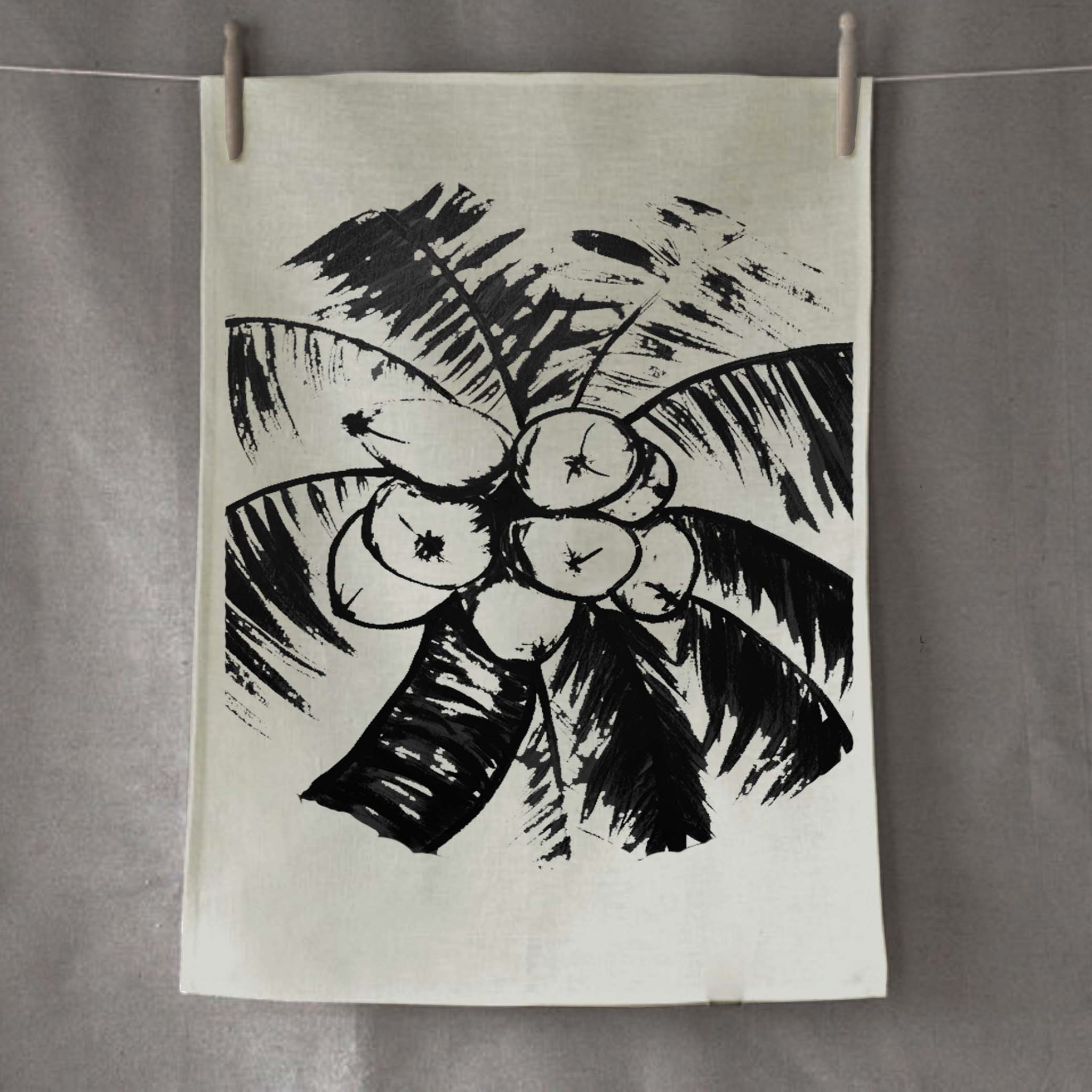 Coconut Signature Linen Tea Towel