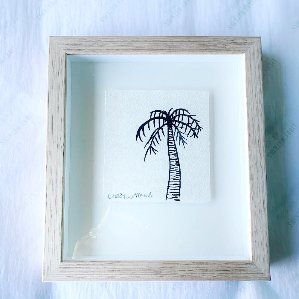 Signature Libby Watkins | Mini Ink Palm | 91811 | Made to order with artist Libby Watkins